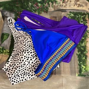 3 SHEIN bikini tops bundle